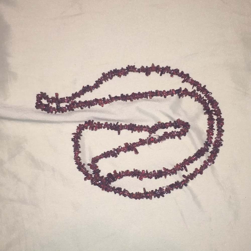 Garnet necklace